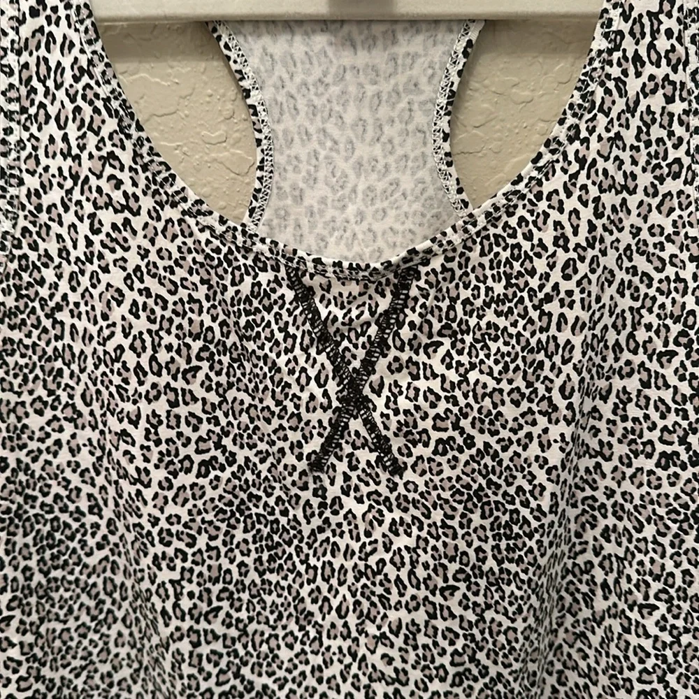 Calvin Klein cheetah print pajama tank
